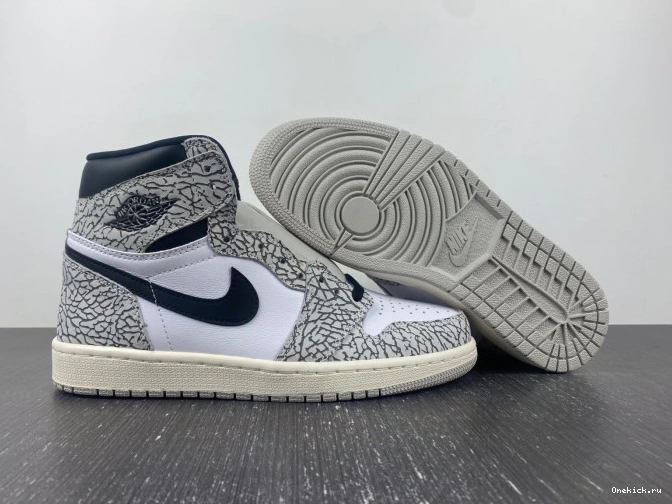 One Kick OG High Cement White 1 Air DZ5485-052 Jordan 0727